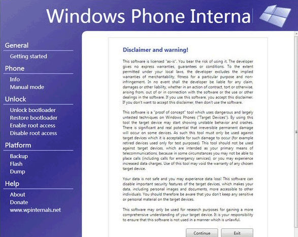 win10手机root解锁工具(wpinternals) 官方版手机root软件「win10手机root解锁工具(wpinternals) 官方版」